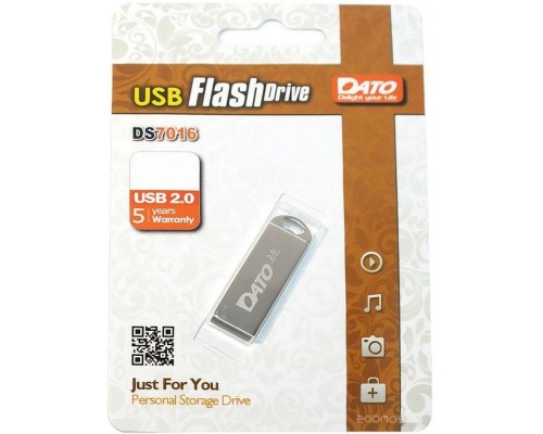 USB Flash Dato DS7016 32GB (серебристый)