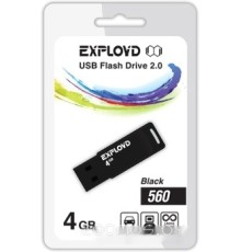 USB Flash Exployd 560 4GB (черный) [EX-4GB-560-Black]