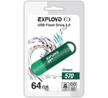 USB Flash Exployd 570 64GB (зеленый) [EX-64GB-570-Green]