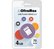 USB Flash OltraMax  70 4GB (белый)