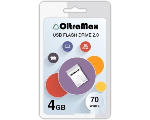 USB Flash OltraMax  70 4GB (белый)