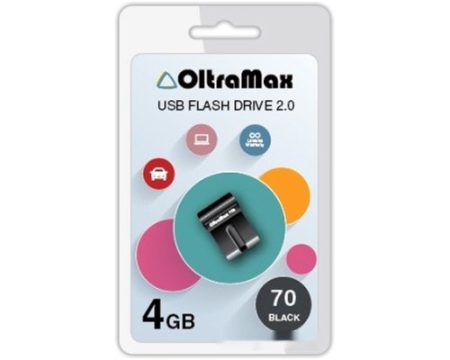 USB Flash OltraMax  70 4GB (черный)