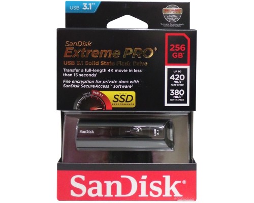 USB Flash SanDisk Extreme PRO 256GB [SDCZ880-256G-G46]