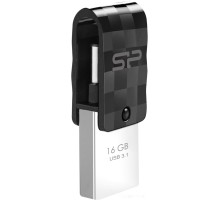 USB Flash Silicon Power Mobile C31 16GB (черный)