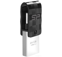 USB Flash Silicon Power Mobile C31 64GB (черный)