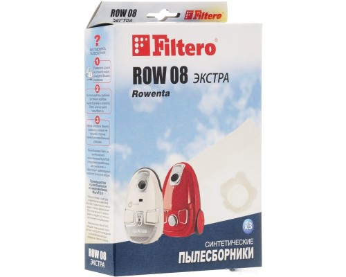 Комплект одноразовых мешков Filtero ROW 08 Экстра