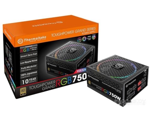 Блок питания Thermaltake Toughpower Grand RGB 750W Gold RGB Sync TPG-750AH3FSGR