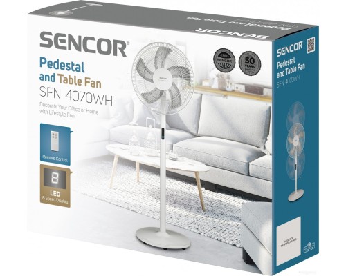 Вентилятор Sencor SFN 4070WH