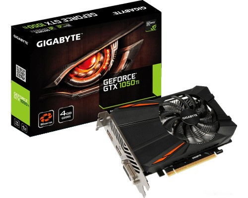 Видеокарта Gigabyte GeForce GTX 1050 Ti D5 4GB GDDR5 GV-N105TD5-4GD (rev. 1.0)