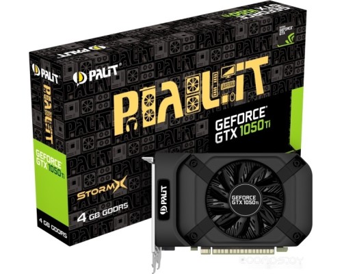 Видеокарта PALIT GeForce GTX 1050 Ti StormX 4GB GDDR5 NE5105T018G1-1076F