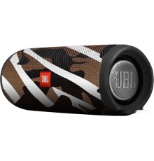 Портативная акустика JBL Flip 5 (черно-коричневый камуфляж)