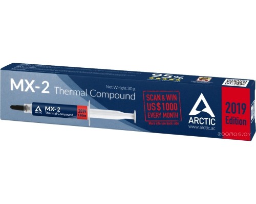 Термопаста Arctic MX-2 2019 ACTCP00003B (30 г)