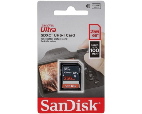 Карта памяти SanDisk Ultra SDXC SDSDUNR-256G-GN3IN 256GB