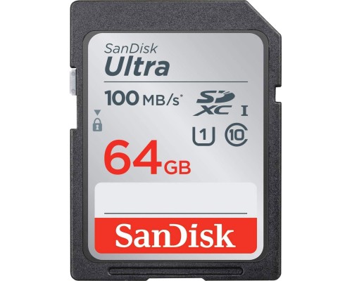 Карта памяти SanDisk Ultra SDXC SDSDUN4-064G-GN6IN 64GB