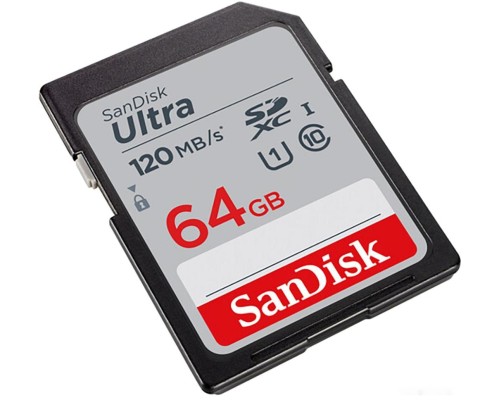 Карта памяти SanDisk Ultra SDXC SDSDUN4-064G-GN6IN 64GB