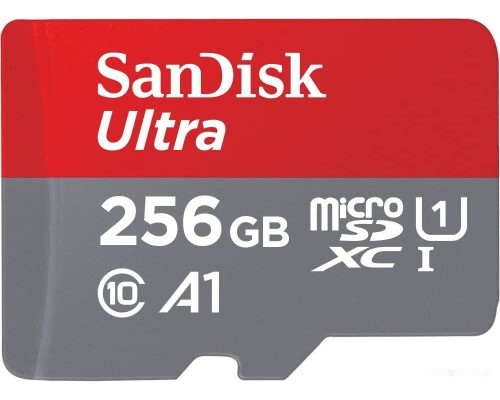 Карта памяти SanDisk Ultra SDSQUA4-256G-GN6MA microSDXC 256GB (с адаптером)