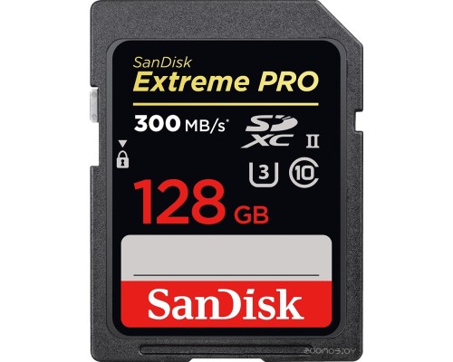 Карта памяти SanDisk Extreme PRO UHS-II SDXC 128GB [SDSDXPK-128G-GN4IN]