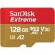 Карта памяти SanDisk Extreme microSDXC SDSQXBZ-128G-GN6MA 128GB (с адаптером)