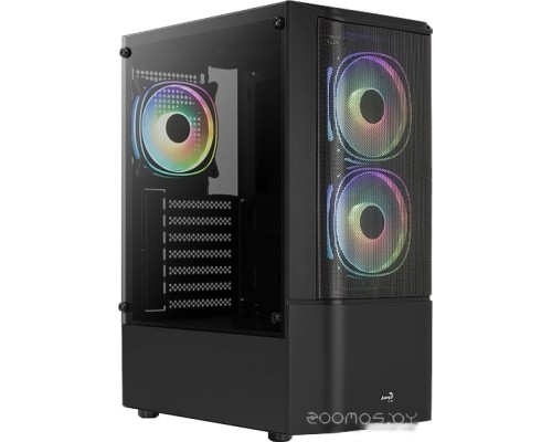 Корпус Aerocool Quantum Mesh Mesh-G-BK-V2