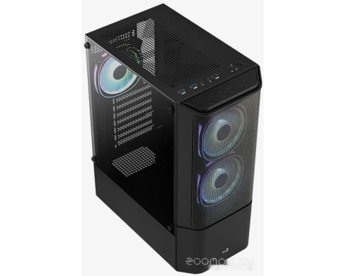 Корпус Aerocool Quantum Mesh Mesh-G-BK-V2