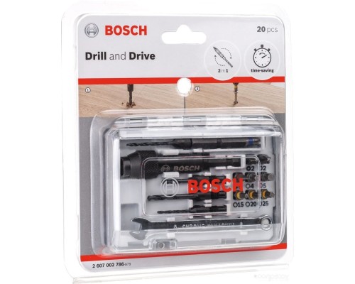 Набор оснастки Bosch 2607002786 (20 предметов)