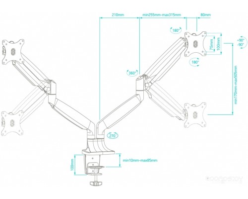 Кронштейн Onkron G200B