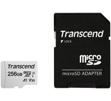 Карта памяти Transcend microSDXC 300S 256GB (с адаптером)