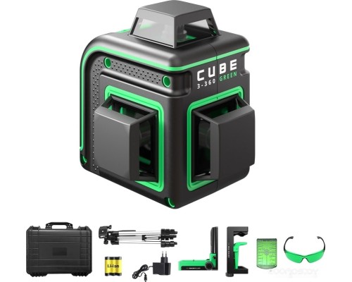 Лазерный нивелир ADA Instruments Cube 3-360 Green Ultimate Edition A00569