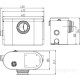 Канализационная установка Jemix STP-400 Lux