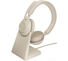 Наушники Jabra Evolve2 65 MS Stereo USB-A Desk (бежевый)