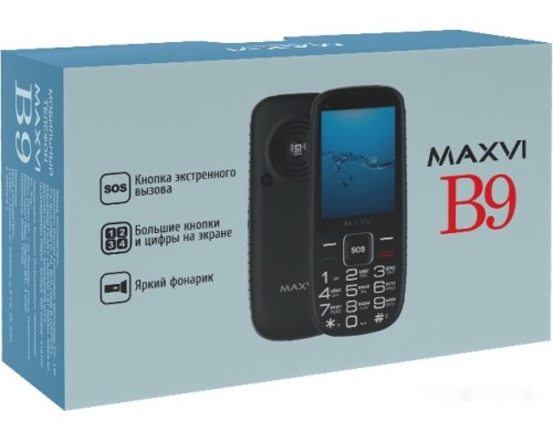 Мобильный телефон MAXVI B9 (синий)