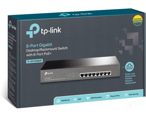 Коммутатор TP-Link TL-SG1008MP