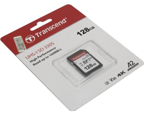 Карта памяти Transcend SDXC 330S TS128GSDC330S 128GB