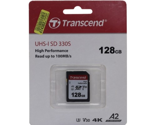 Карта памяти Transcend SDXC 330S TS128GSDC330S 128GB