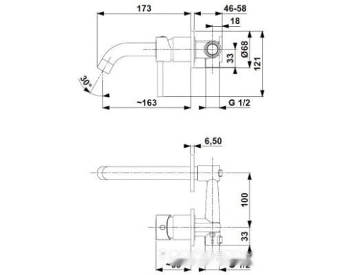 Смеситель Armatura Moza 5039-810-00