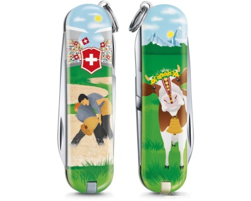 Туристический нож Victorinox Classic Limited Edition 2020 Swiss Wrestling 0.6223.L2009