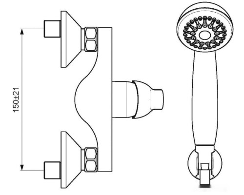 Смеситель Vidima Fine BA387AA