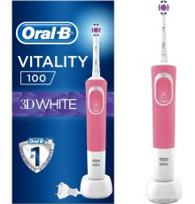 Электрическая зубная щетка Oral-B Vitality 100 3D White D100.413.1 (розовый)