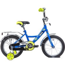 Детский велосипед Novatrack Urban 14 (синий/желтый, 2019)