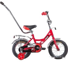 Детский велосипед Novatrack Urban 12 (красный/черный, 2019)