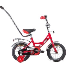 Детский велосипед Novatrack Urban 12 (красный/черный, 2019)