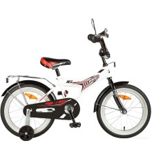Детский велосипед Novatrack Turbo 16 2020 167TURBO.WT20 (белый/черный)