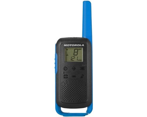 Портативная радиостанция Motorola T62 Walkie-talkie (черный/синий)