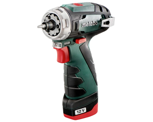 Дрель-шуруповерт Metabo PowerMaxx BS Quick Basic 600156950 (с 2-мя АКБ, кейс, 2 патрона)