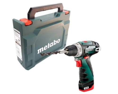 Дрель-шуруповерт Metabo BS Basic 600984500 (с 2-мя АКБ, кейс)