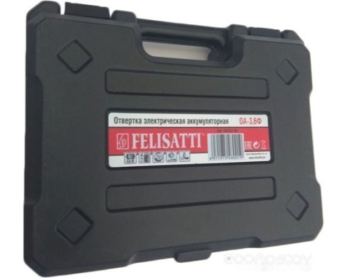 Электроотвертка Felisatti ОА-3.6Ф 609.5.1.00 (с АКБ, набор оснастки, кейс)