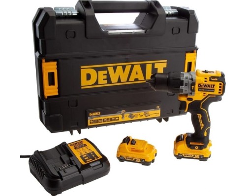 Ударная дрель-шуруповерт DeWALT DCD706D2-QW (с 2-мя АКБ, кейс)