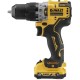 Ударная дрель-шуруповерт DeWALT DCD706D2-QW (с 2-мя АКБ, кейс)