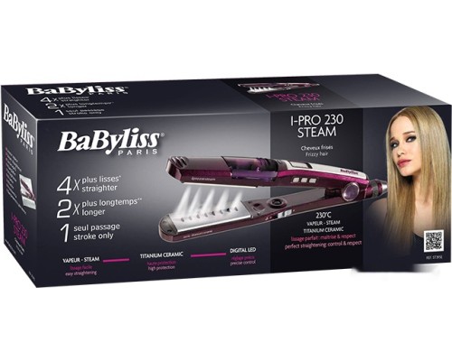 Выпрямитель BaByliss I-PRO 230 Steam ST395E