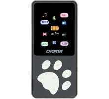 MP3-плеер DIGMA S4 8GB (черный/серый)
